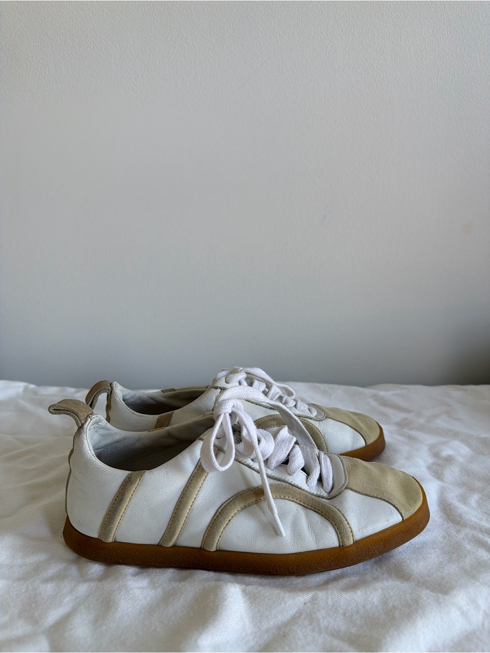 Toteme White Leather Sneakers Size 35